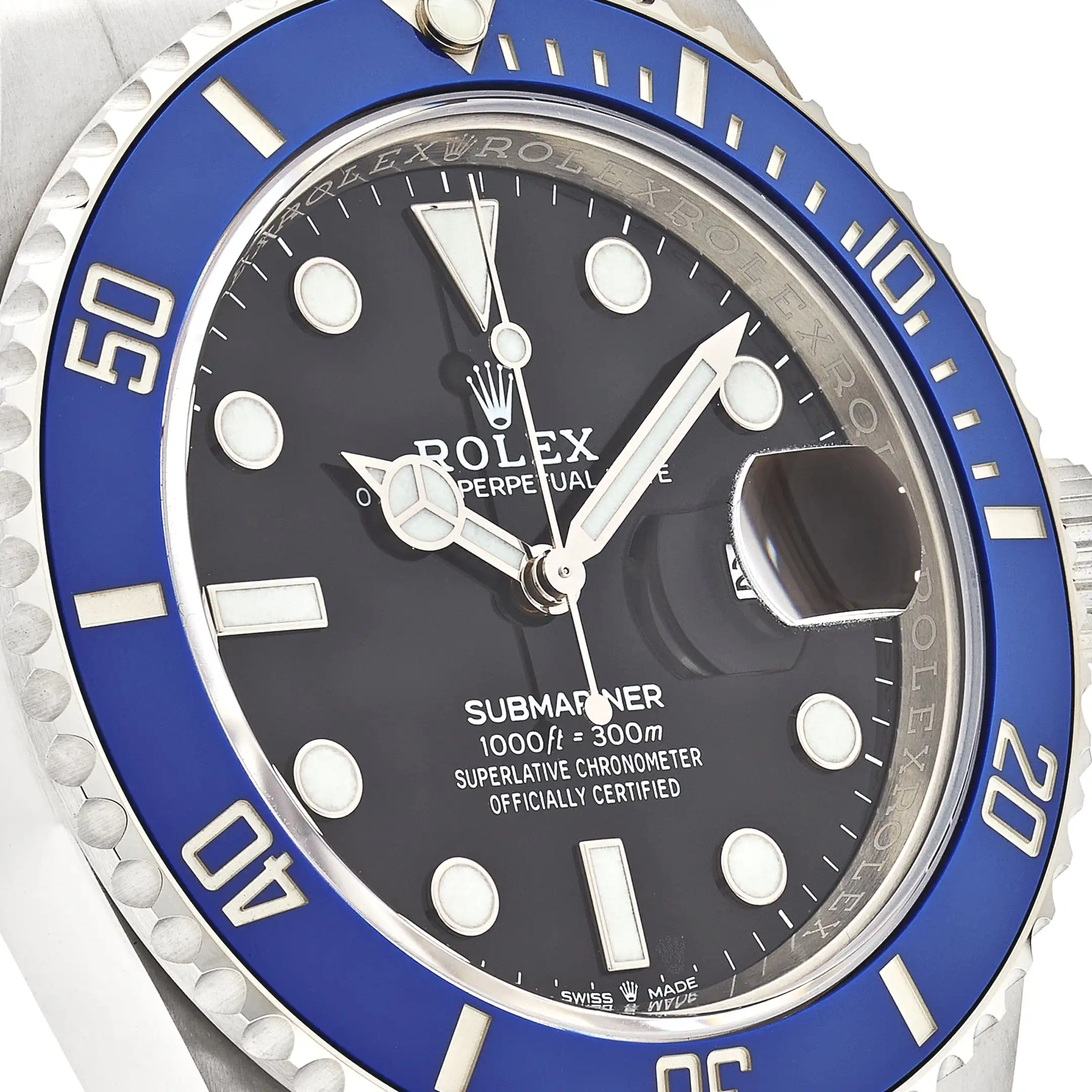 Rolex Submariner Date 126619LB White Gold Black Dial Blue Bezel 41mm - Image 5