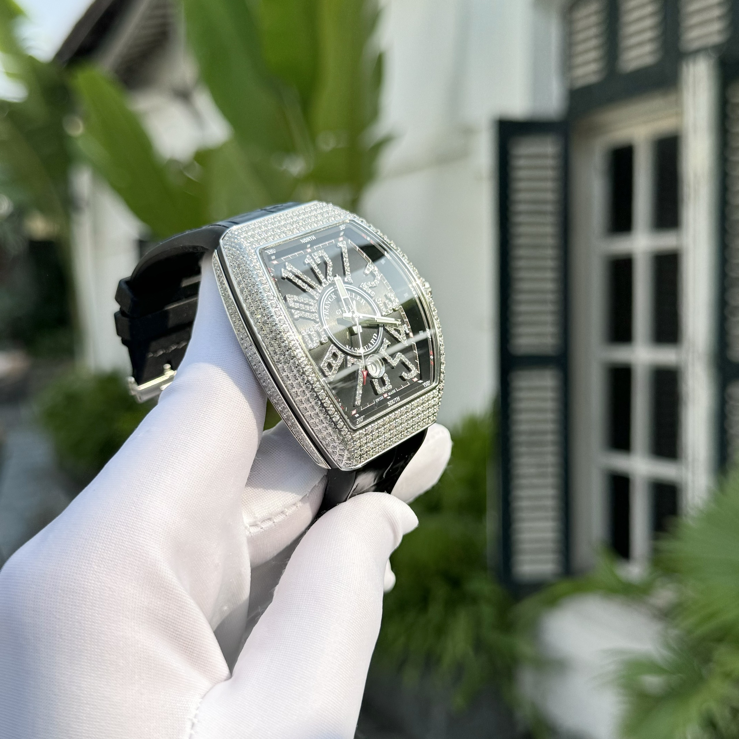 Franck Muller V45 Replica 11 Watch Black Color ABF Factory 45mm - Image 6